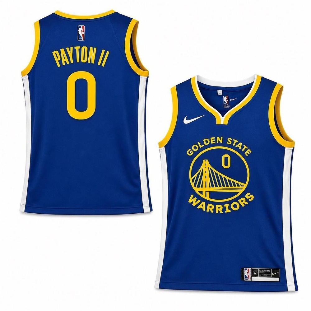 NWT Nike Golden State Warriors Gary Payton II Swingman 52 Jersey Size XL